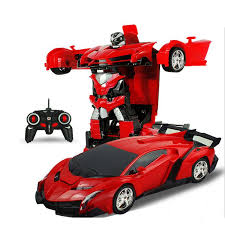 2 in 1 RC Rechargeable Portable Plastic Robotic Car