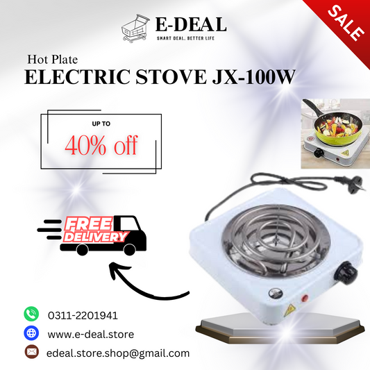 Electric Hot Plate Stove JX-100W