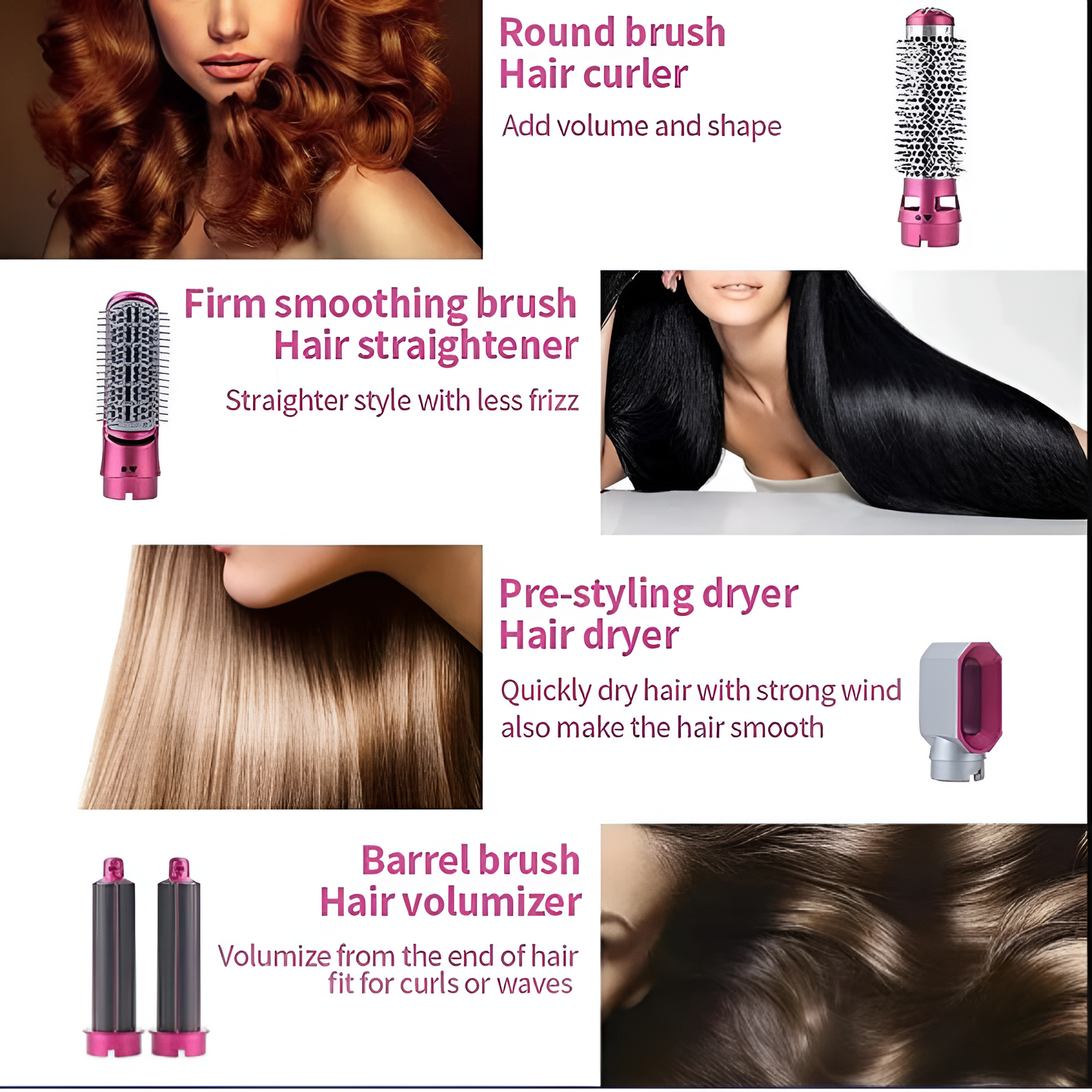 5-in-1 Multifunctional Hair Dryer & Styling Kit